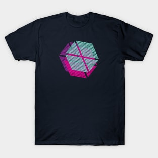 Spliced Glitch Shoulder Charge T-Shirt